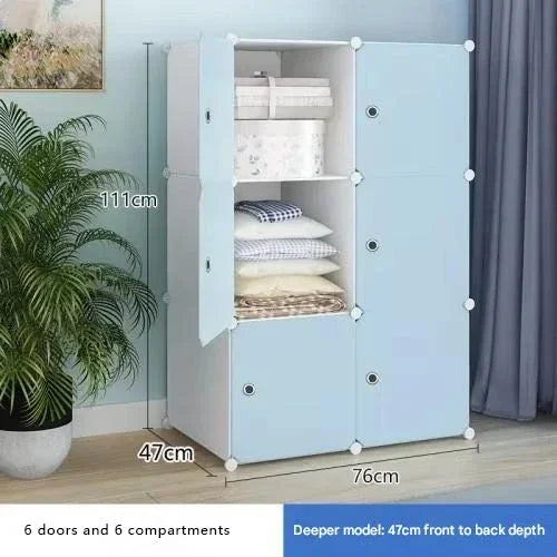 Armoire de Rangement Nordique, Placard à Vêtements, Cloisons T1, Service de Chambre à Coucher, Meubles Uniques