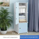 Armoire de Rangement Nordique, Placard à Vêtements, Cloisons T1, Service de Chambre à Coucher, Meubles Uniques