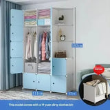 Armoire de Rangement Nordique, Placard à Vêtements, Cloisons T1, Service de Chambre à Coucher, Meubles Uniques