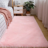 VIKmemorial-Couverture de lit en peluche pour chambre à coucher, tapis de maison complet, nordique, salon, fille, polymères de sol, 40x60cm