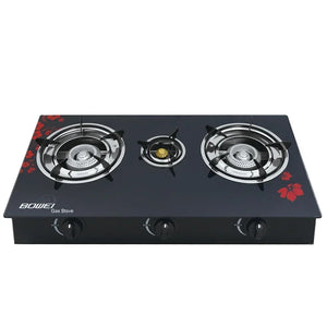 Cuisinière à gaz portable avec 3 brûleurs 🔥