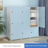 Armoire de Rangement Nordique, Placard à Vêtements, Cloisons T1, Service de Chambre à Coucher, Meubles Uniques