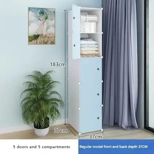 Armoire de Rangement Nordique, Placard à Vêtements, Cloisons T1, Service de Chambre à Coucher, Meubles Uniques
