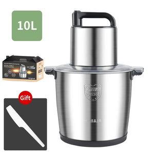 Hachoir à viande électrique en acier inoxydable, offre spéciale, prix d'usine, grand batteur d'igname fufu, 6L