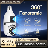Caméra Espion WiFi 360° Double Objectif – Détection Intelligente