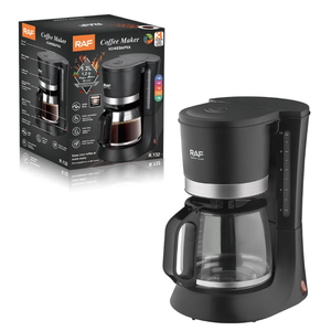 Cafetière Électrique RAF 1,2L – Noir Mat