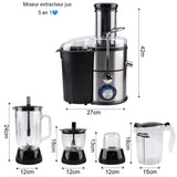 Mixeur Extracteur appareil multifonctionel 5 en 1