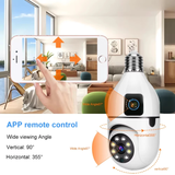 Caméra Espion WiFi 360° Double Objectif – Détection Intelligente