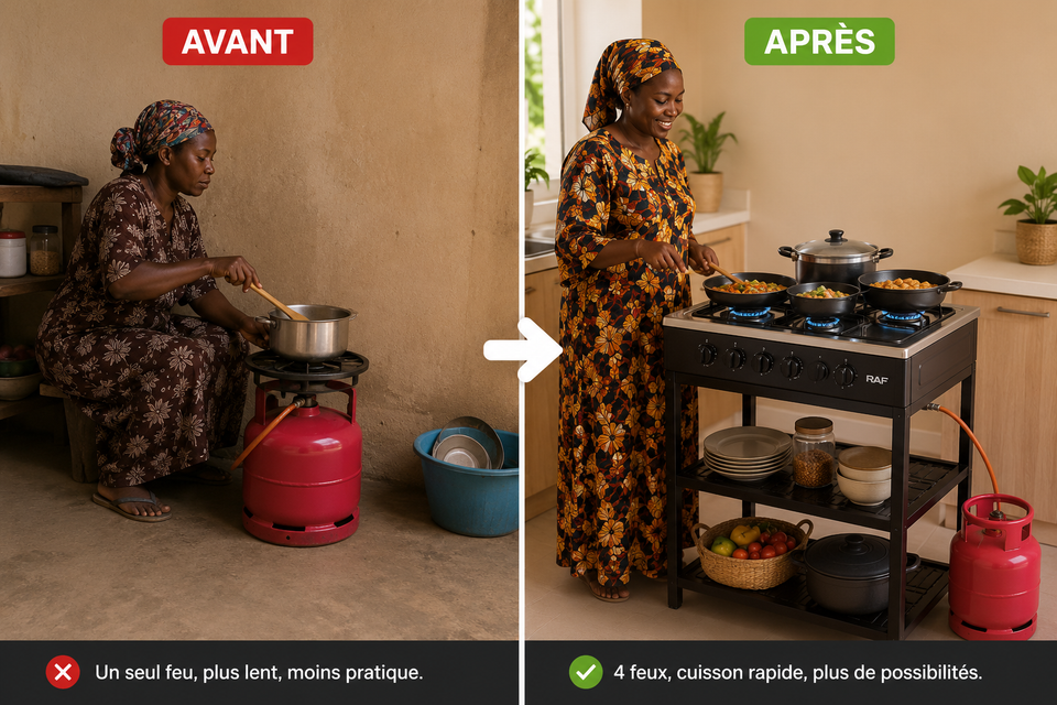 Cuisinière à 4 feux